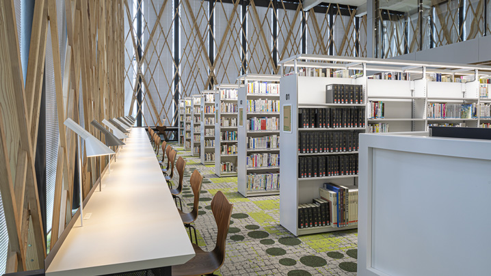 中央区立晴海図書館(3階、4階部分)