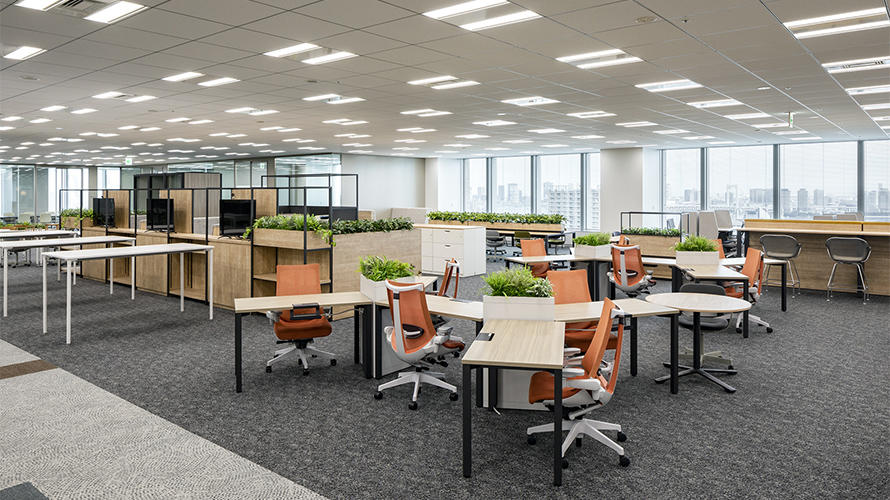 執務エリア(グループワーク)