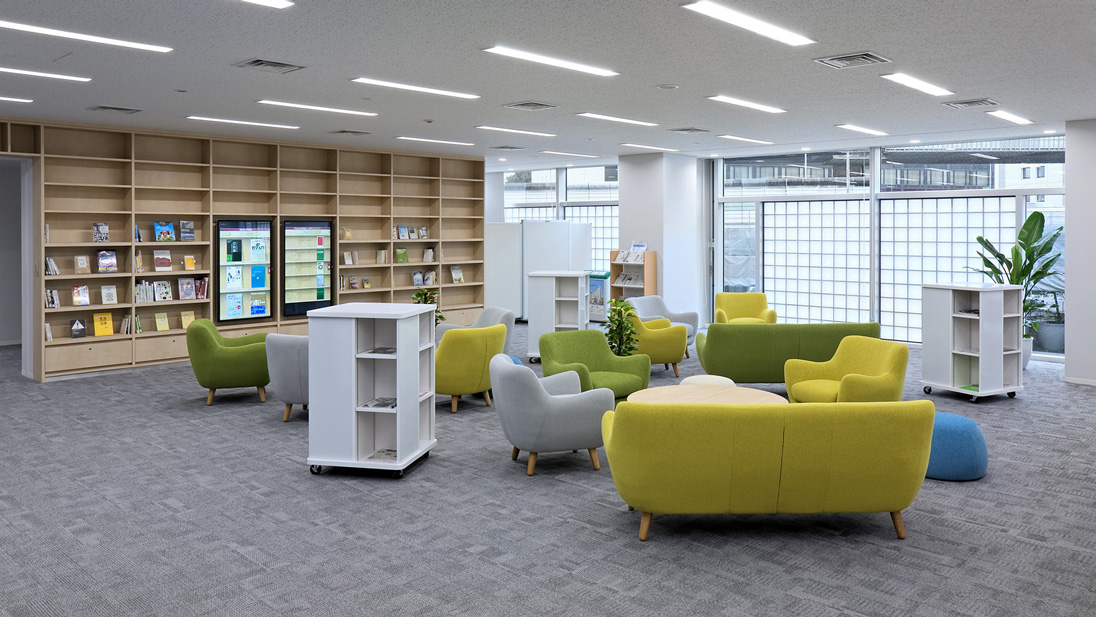 図書館企画コーナー、マルチメディアエリア