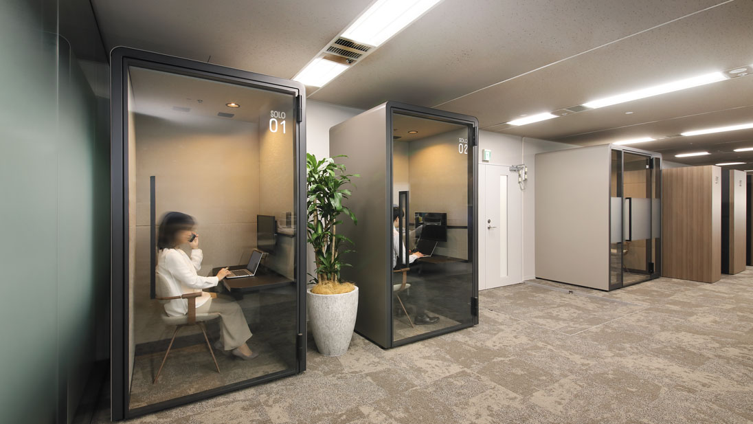 執務エリア(Webブース)