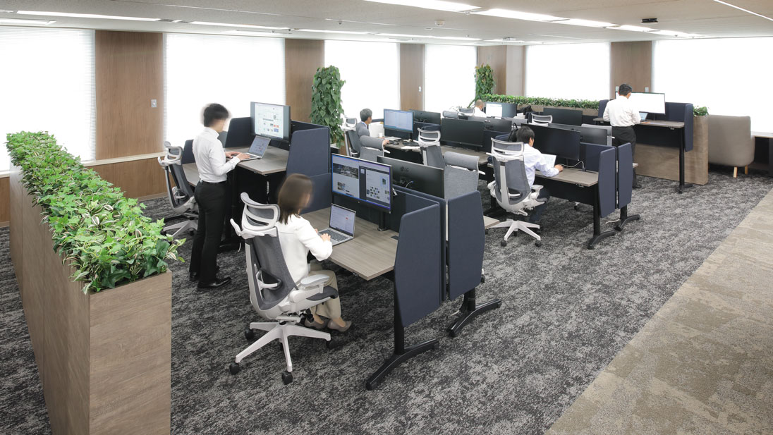 執務エリア(高集中スペース)