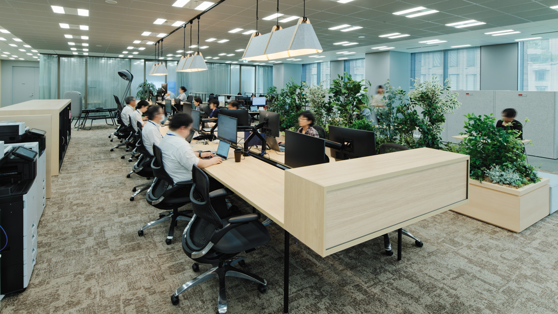 執務エリア(ベースワークエリア)