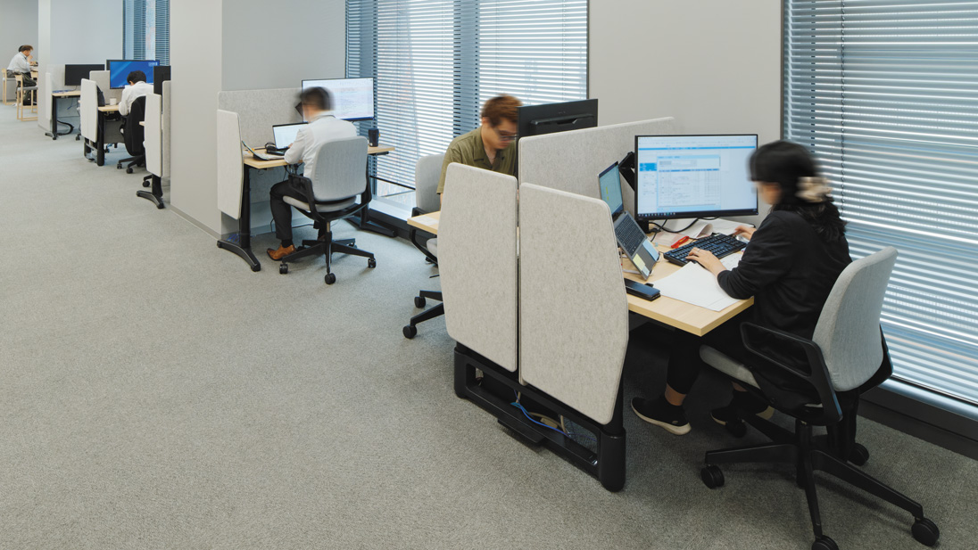 執務エリア(フォーカスエリア)