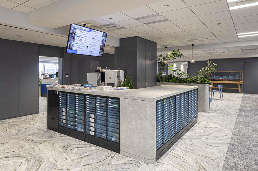 執務エリア(パントリー・ユーティリティスペース)