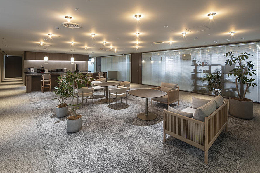 役員エリア(コミュニケーションラウンジ)