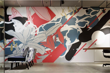 オフィス内のアート