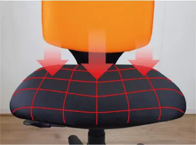 型崩れしにくいモールドウレタンクッション