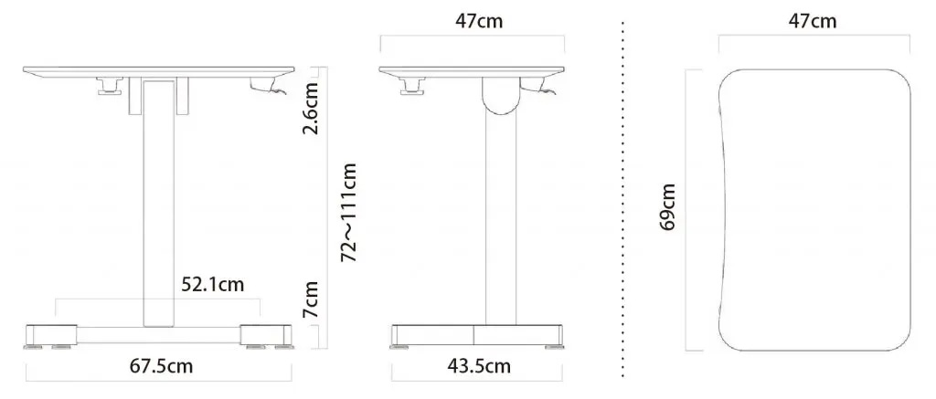 在宅ワークにぴったりのサイズ