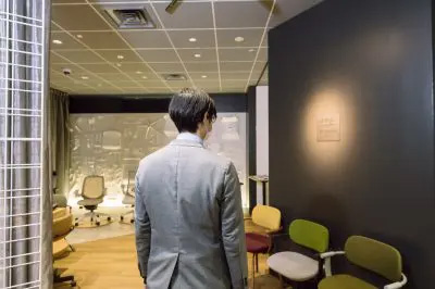 「坐サロン 東京」到着!スタッフさんがお出迎えしてくれました 「坐サロン 東京」到着!スタッフさんがお出迎えしてくれました