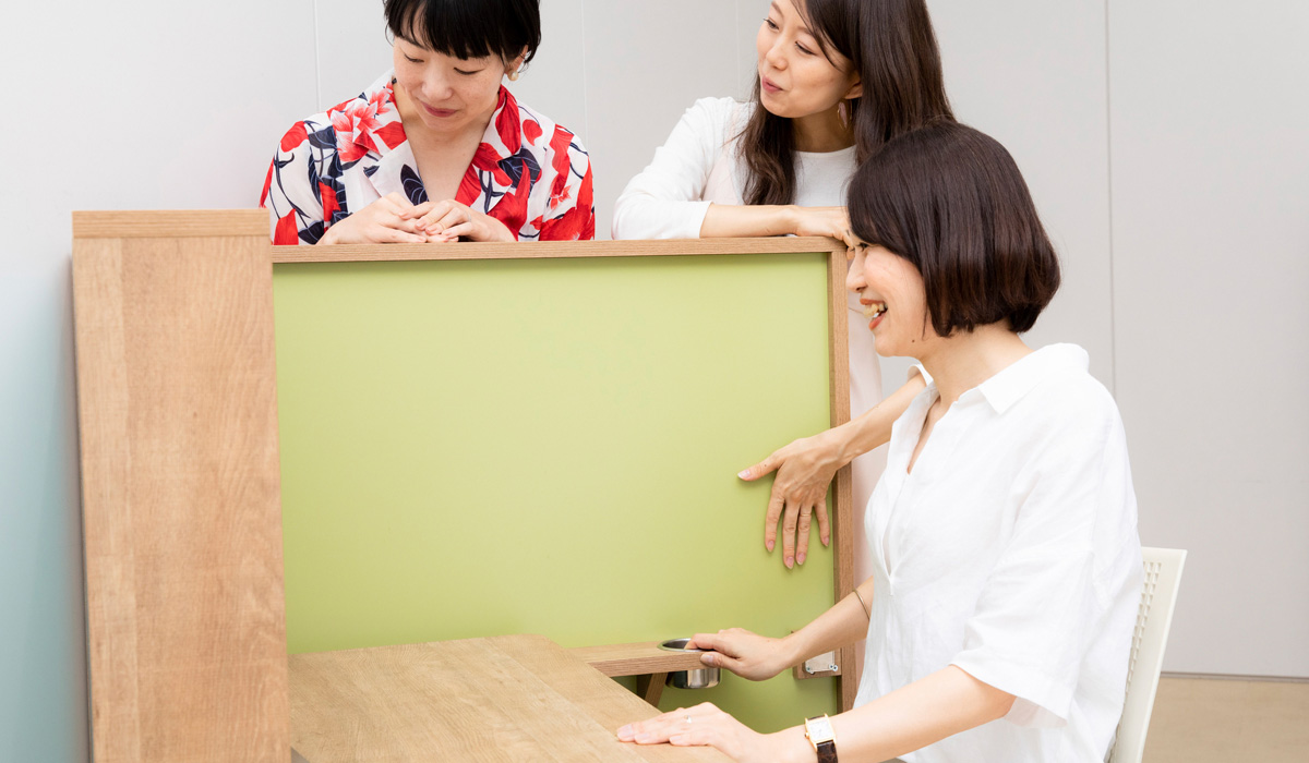 サイズも女性にはちょうどいい