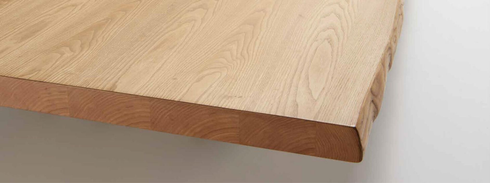 クリ厚突単板の天板 クリ厚突単板の天板