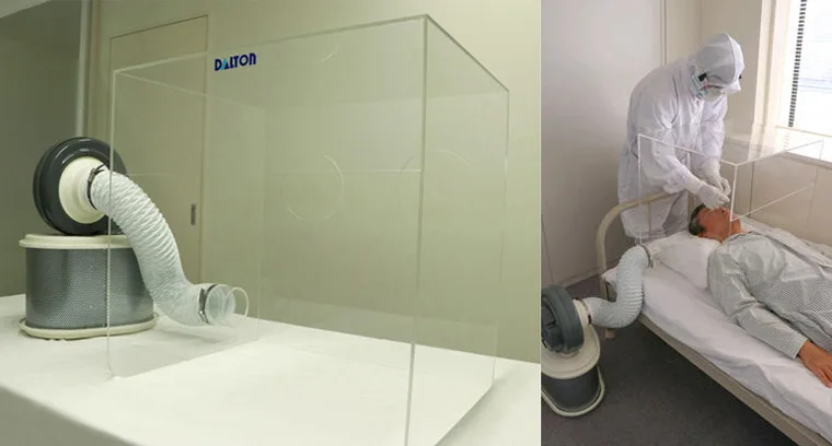 株式会社ダルトン(イトーキグループ) 「排気付透明樹脂製保護フード」 株式会社ダルトン(イトーキグループ) 「排気付透明樹脂製保護フード」