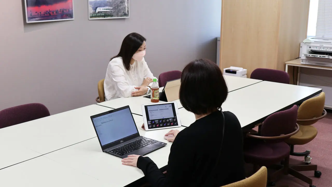 会議スペースでWeb会議 会議スペースでWeb会議