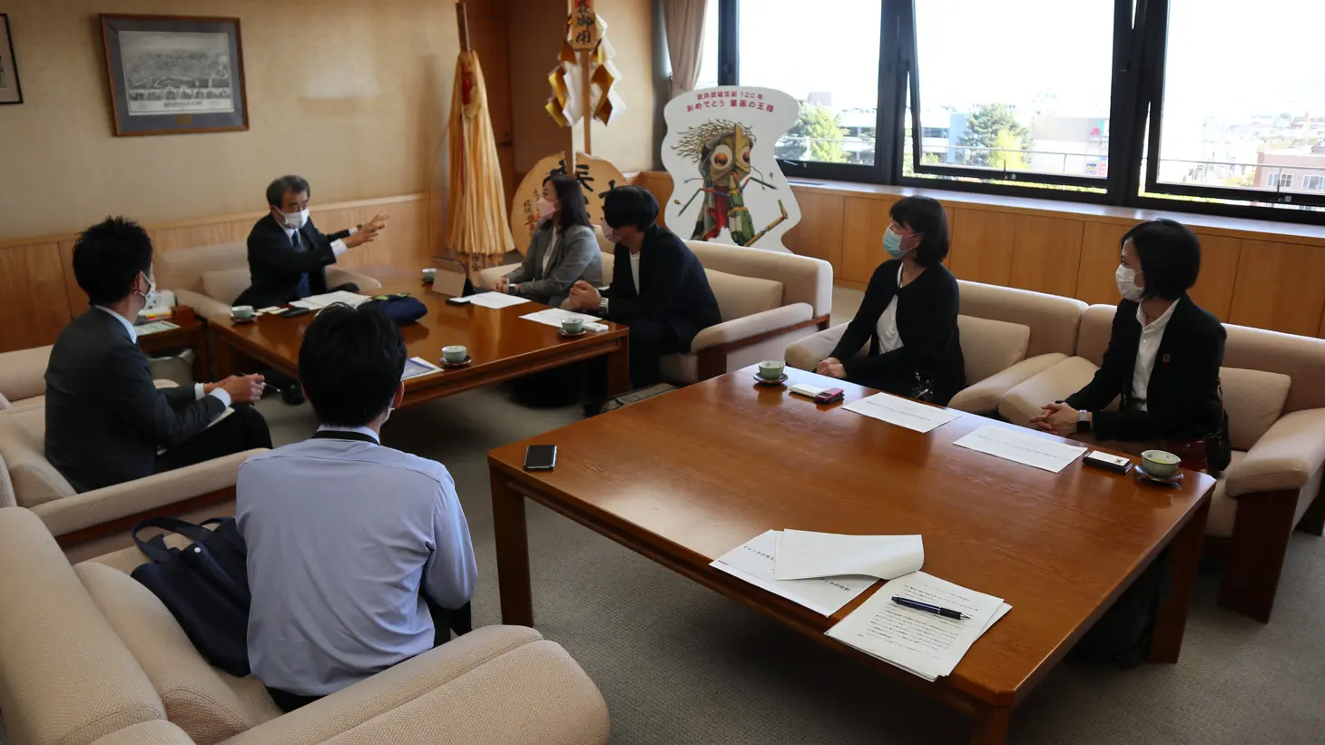 インタビュー風景 インタビュー風景