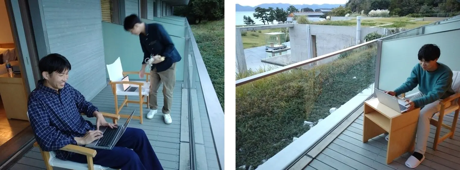 ホテルに戻り、夕飯までの間は仕事タイム ホテルに戻り、夕飯までの間は仕事タイム