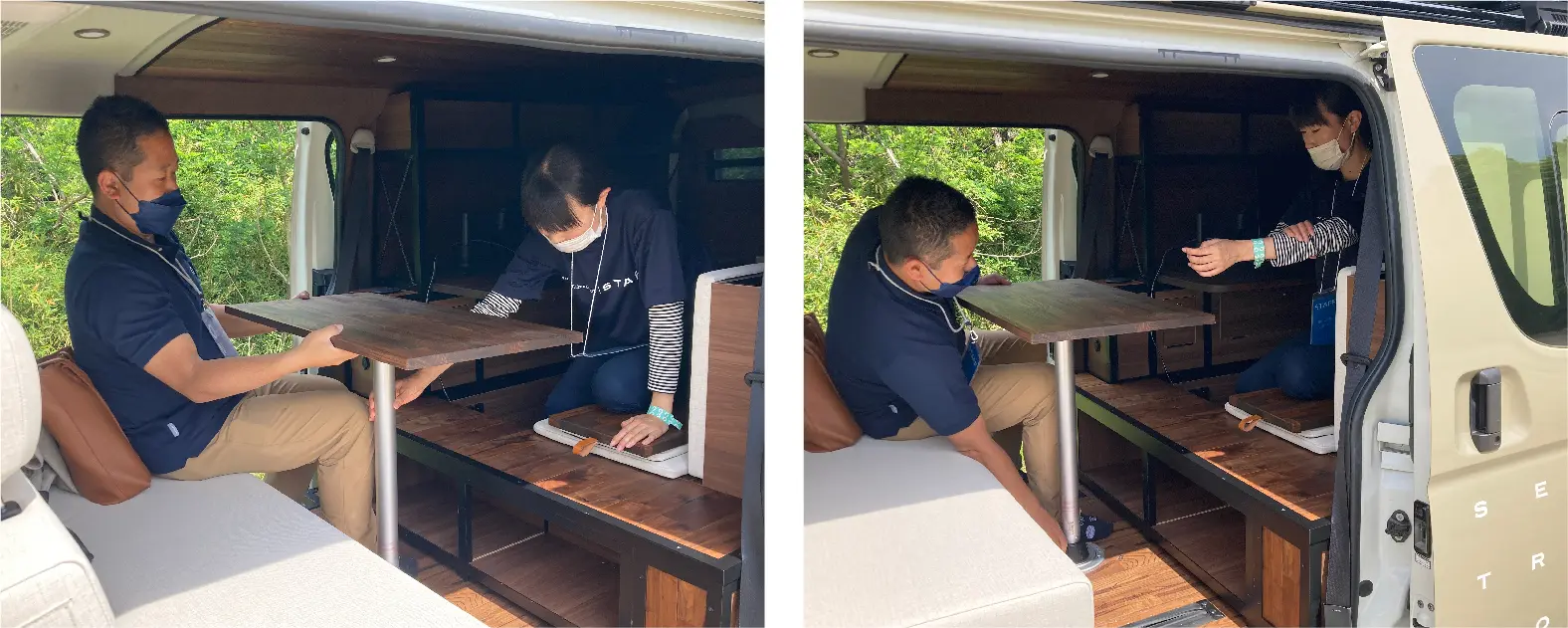 モバイルオフィスカー 回転テーブル モバイルオフィスカー 回転テーブル