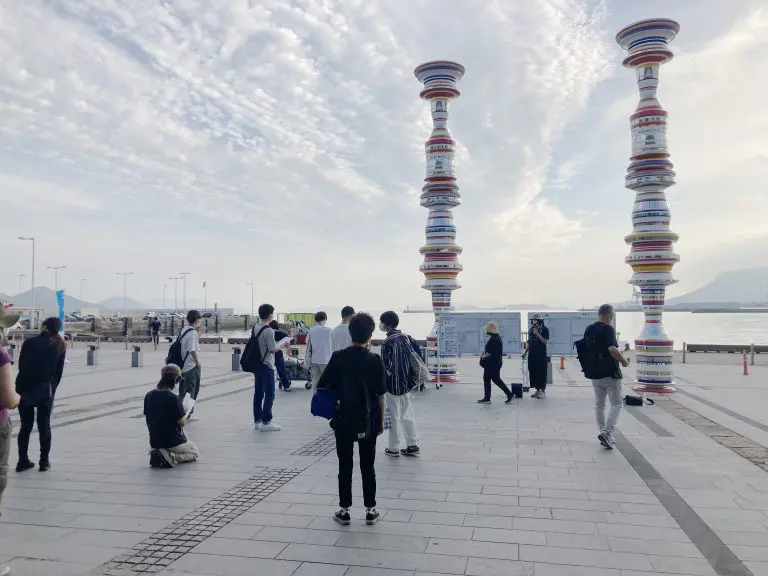 早朝7時10分に高松港へ 早朝7時10分に高松港へ