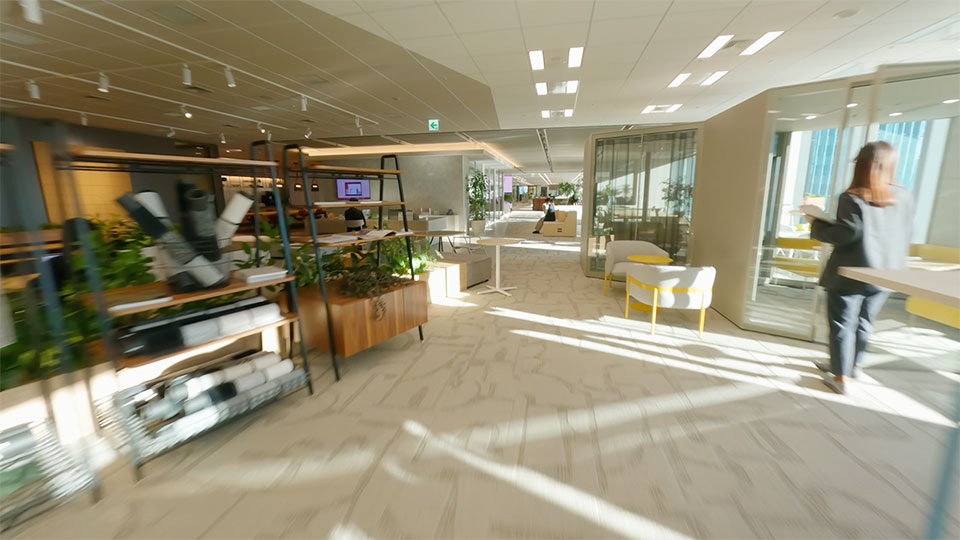 【ドローン撮影】イトーキ本社オフィスを飛行（2025ver.）