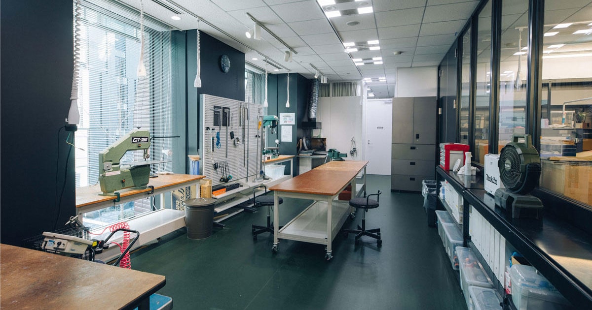 ラボエリア:専門作業スペース ラボエリア:専門作業スペース