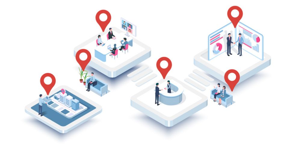 スペースの使用状況・位置データ