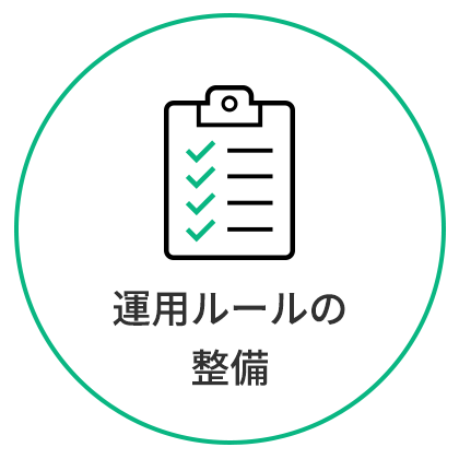 運用ルールの整備