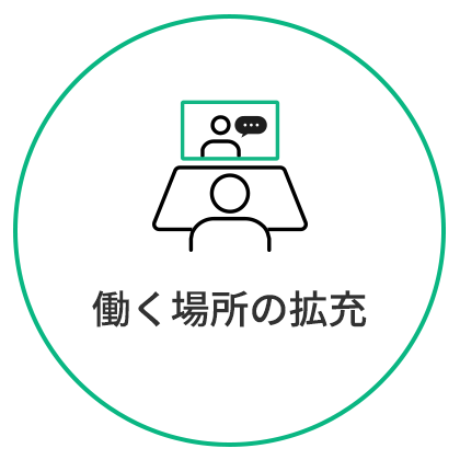 働く場所の拡充